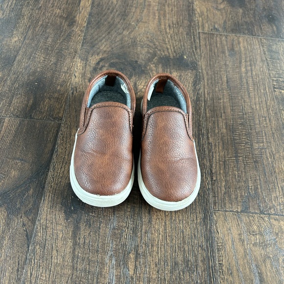 Carter's Brown Slip-On Shoes - Picture 1 of 6